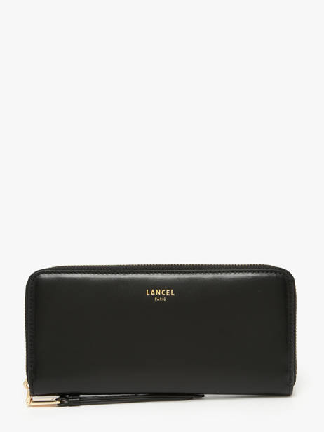 Portefeuille Origami Leder Lancel Zwart origami A13843